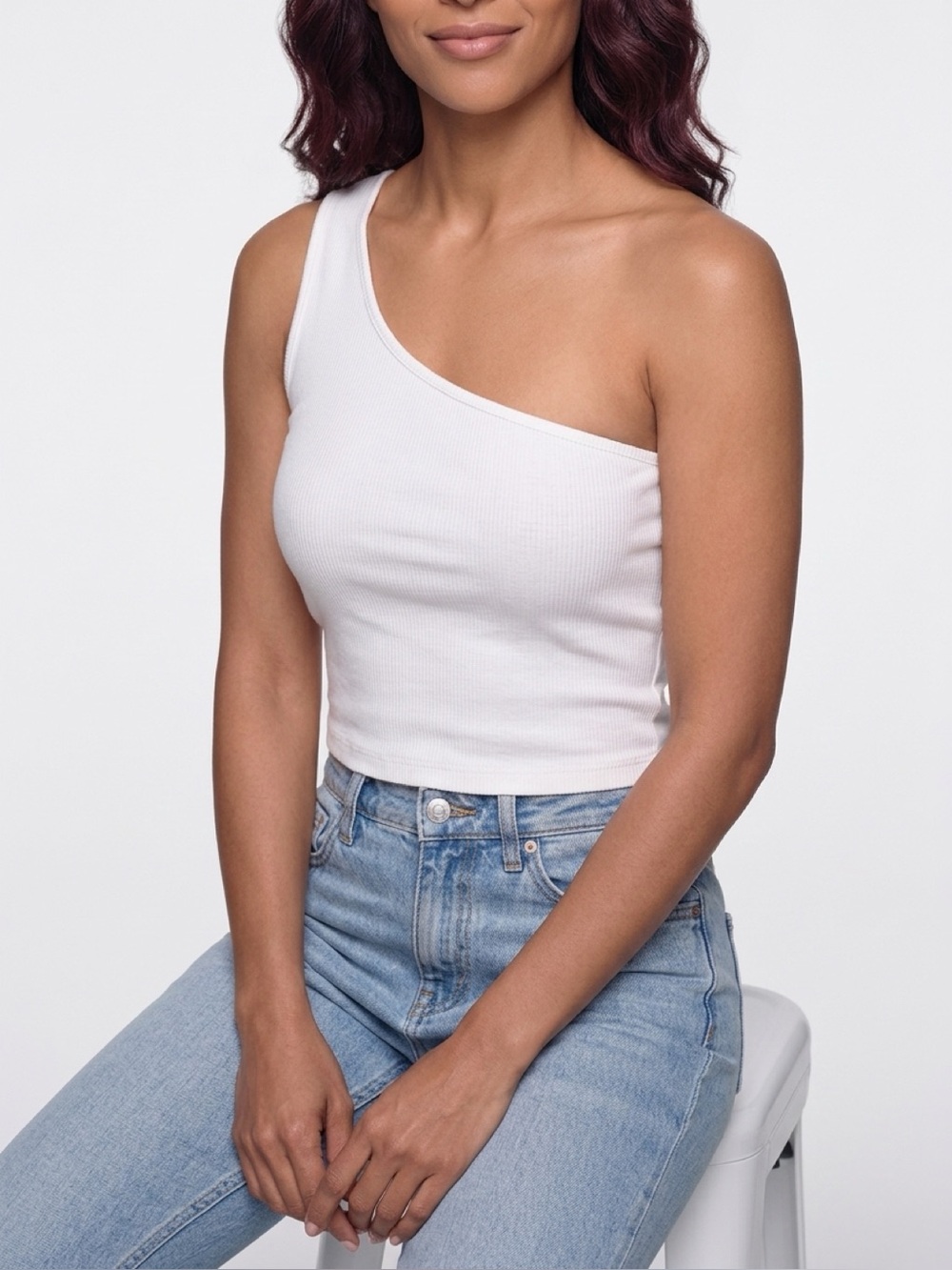 American Eagle One-Shoulder Top Size Medium